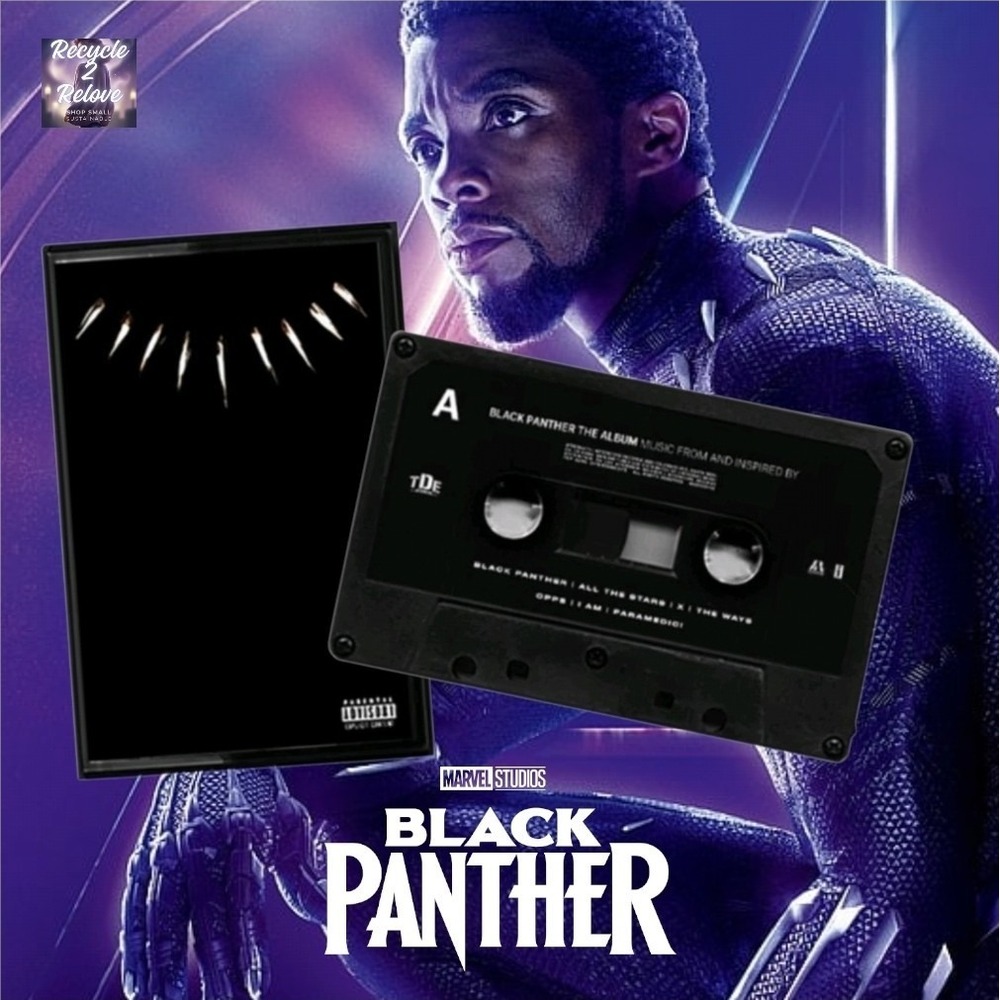 Black Panther the Album Cassette Tape Kendrick Lamar TDE Aftermath NEW SEALED